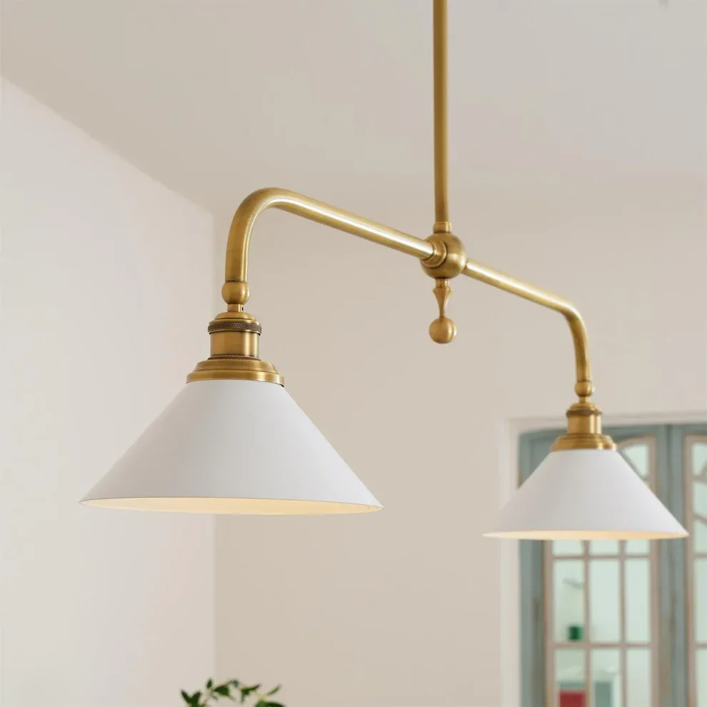 Alessio Vintage Metal Ceramics Pendant Light Shades Dining Room Bedroom