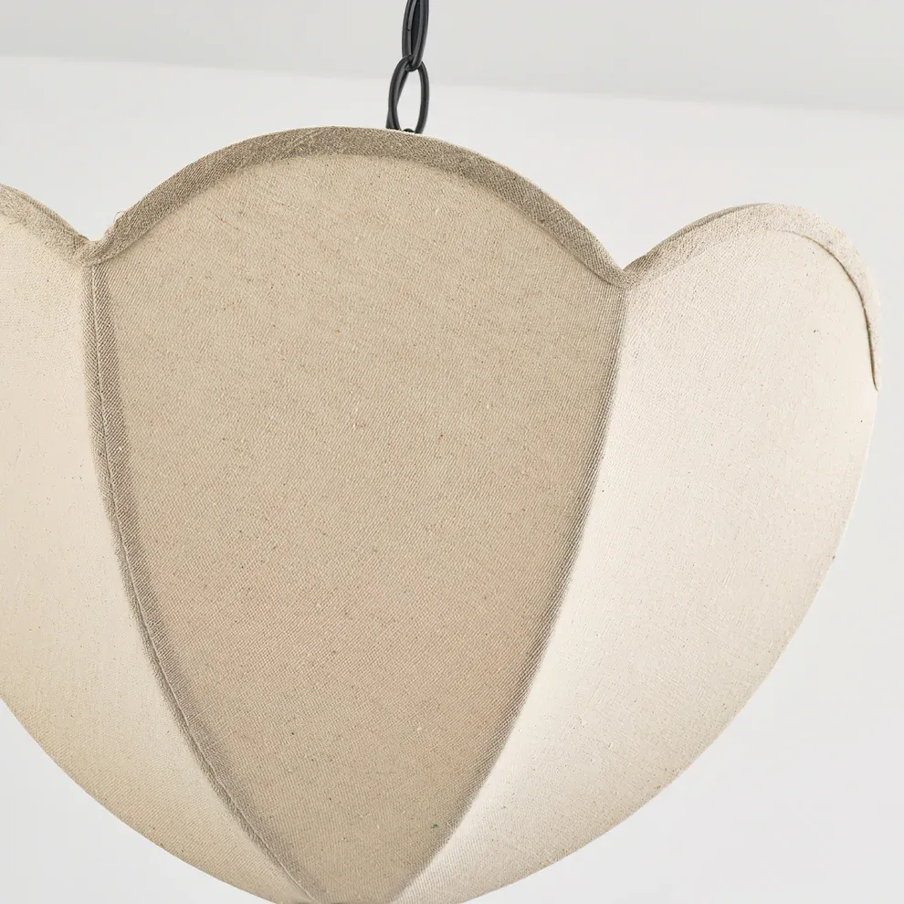 Renée Modern Flower Fabric Pendant Light Shades Bedroom Dining Room