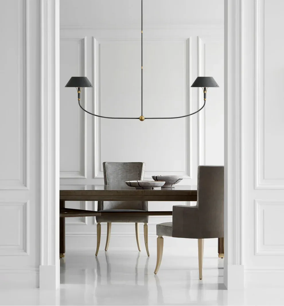 Alessio Vintage Luxury Metal Pendant Light Shades Living Dining Room