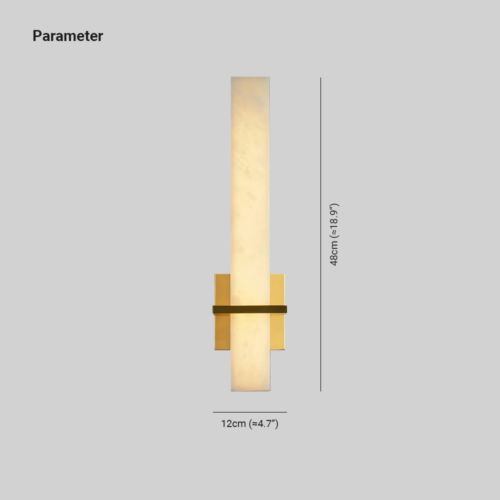 Ozawa Modern Luxury Long Resin Wall Light Shades Hallway Bedroom