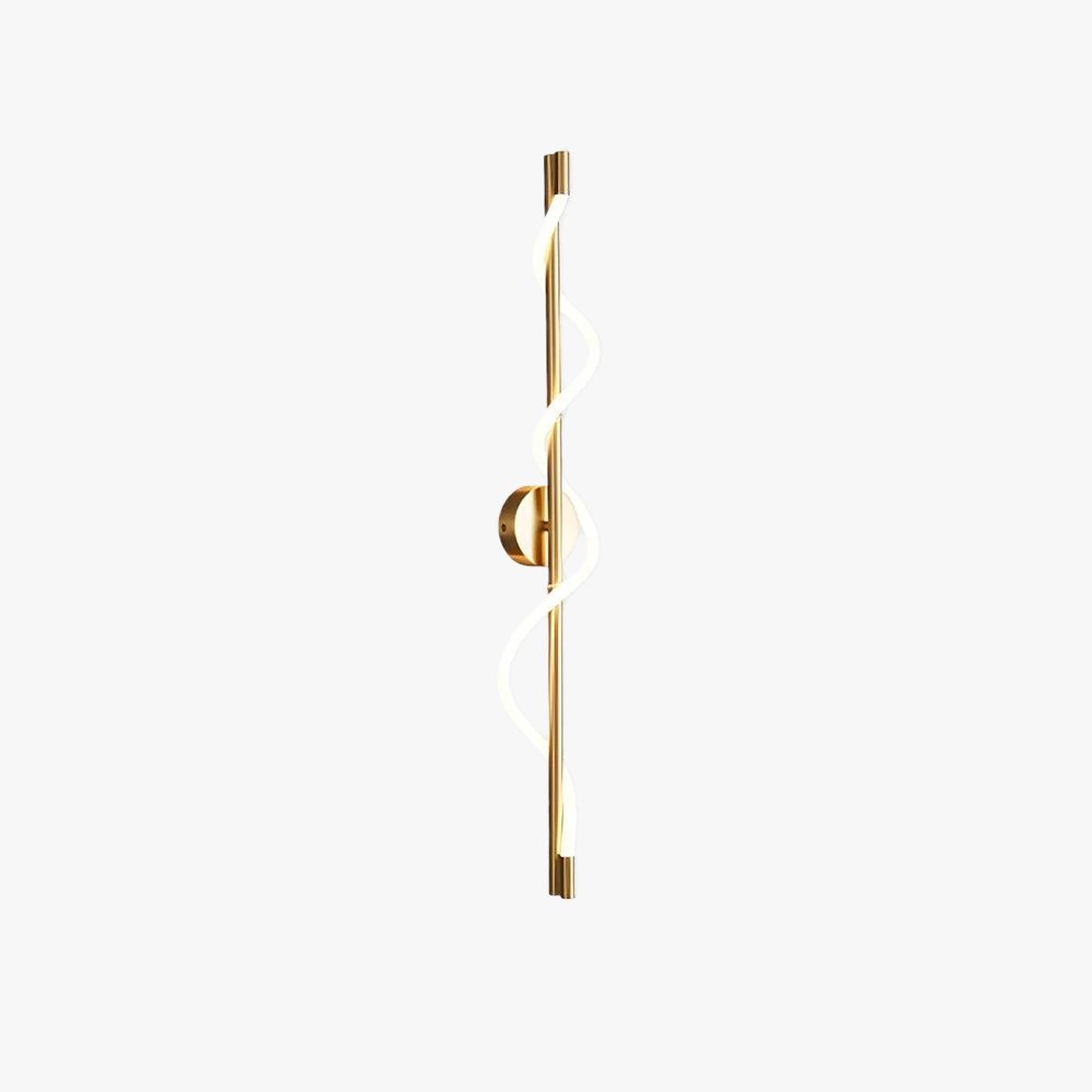 Valentina Modern Flexible Curve Metal Wall Light Living Room Bedroom