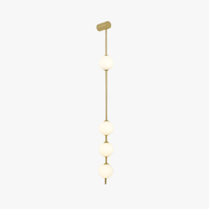 Edge Minimalism Metal Glass Wall Lamp Bedroom Living Room