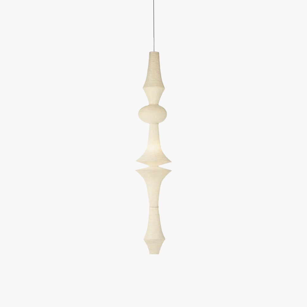 Renée Stile Geometrico Metallo Carta Lampada a Sospensione Camera da Letto Soggiorno