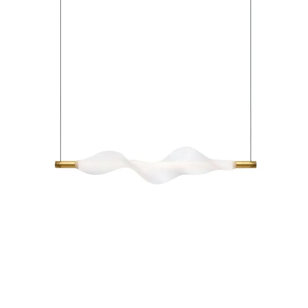 Edge Modern Unusual Fiber Pendant Light Shades Living Dining Room