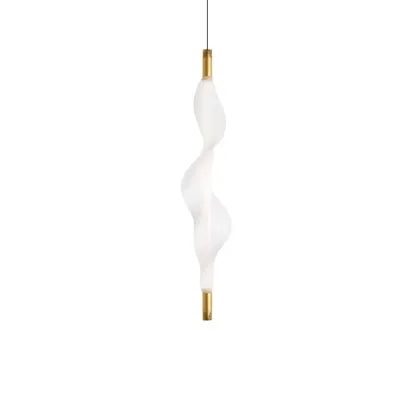 Edge Modern Unusual Fiber Pendant Light Shades Living Dining Room