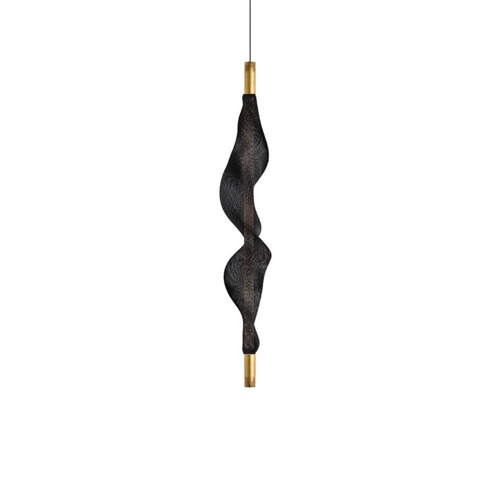 Edge Modern Unusual Fiber Pendant Light Shades Living Dining Room