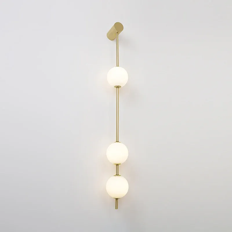 Minimalismo Metallo Vetro Lampada da Parete Camera da Letto Soggiorno | Las Sola