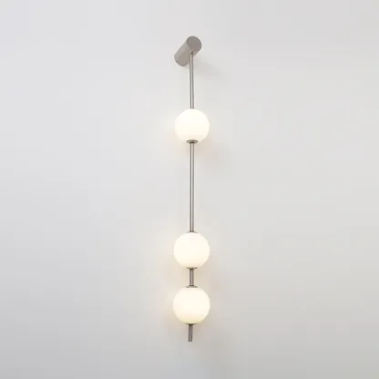 Edge Minimalism Metal Glass Wall Lamp Bedroom Living Room