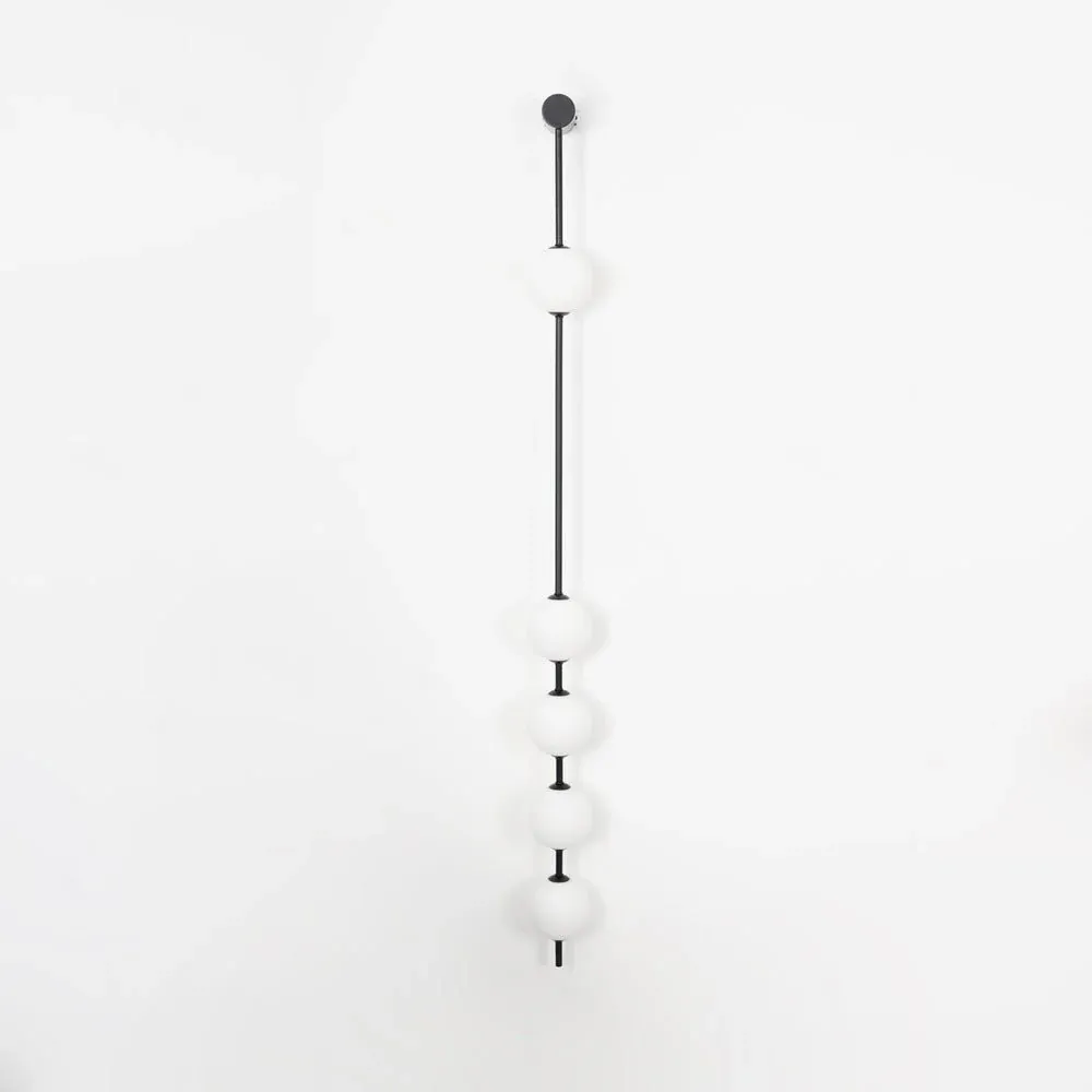 Edge Minimalism Metal Glass Wall Lamp Bedroom Living Room