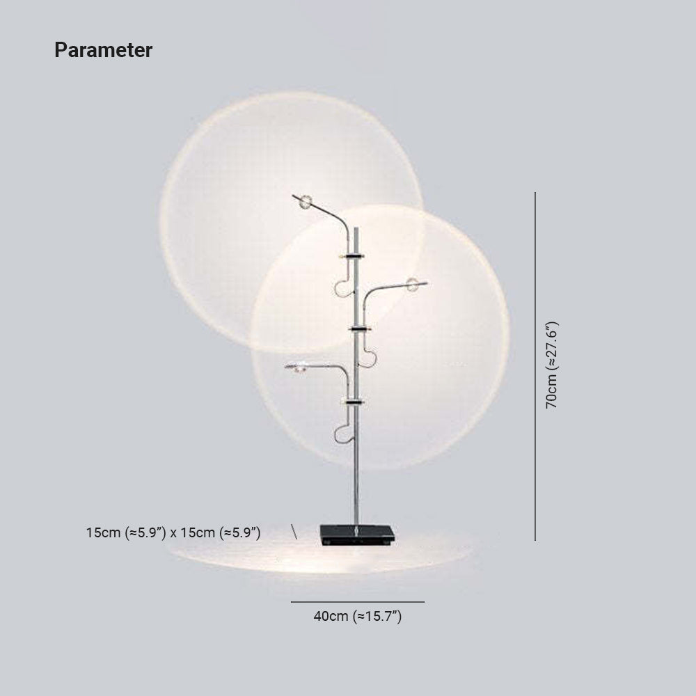 Salgado Modern Floor Lamp Sunset Projector, Living Room