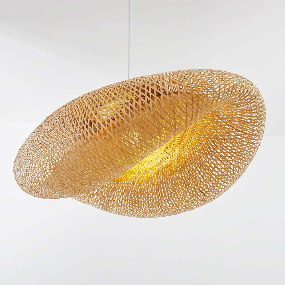Muto Moderne LED Lampade a Sospensione Bambù Sala da Pranzo/Cucina