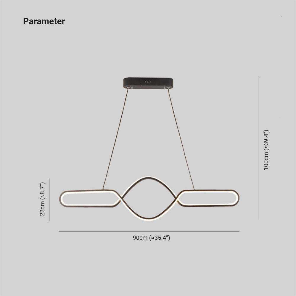 Bouvet Moderni Design LED Lampada a Sospensione Geometrica Spirale Soggiorno/Camera da Letto