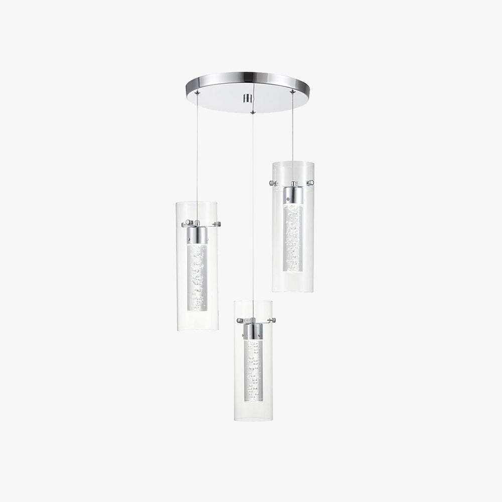 Quinn Moderno Designer Metallo Vetro Lampade a Sospensione Camera da Letto