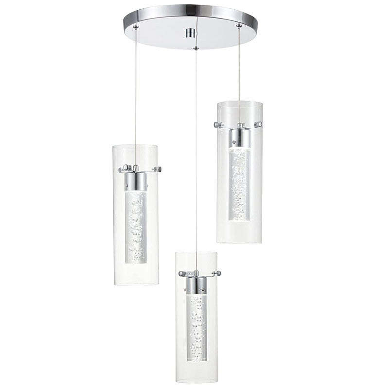 Quinn Moderno Designer Metallo Vetro Lampade a Sospensione Camera da Letto