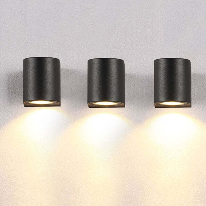 Orr Moderne LED Lampade da Esterno Metallo Nero Quadrato Minimalista