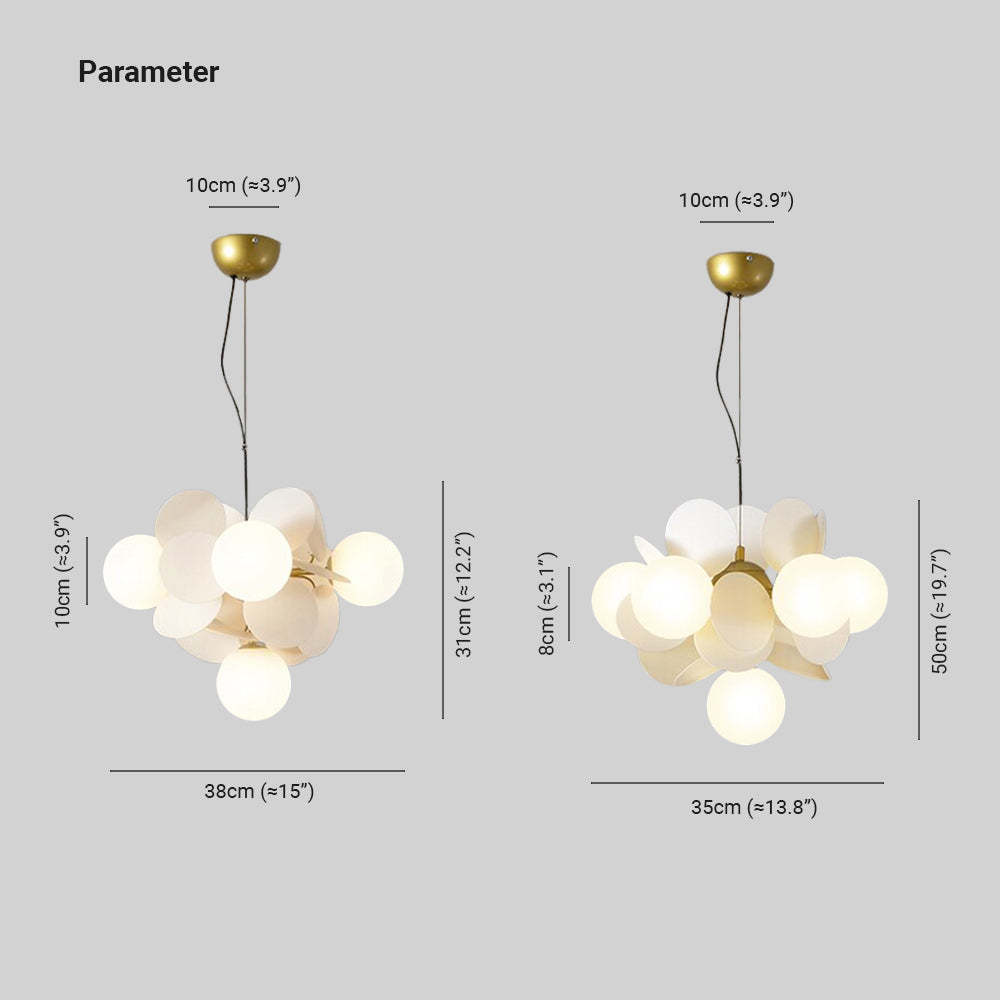 Jevon Moderni Bellissimi Soffitto LED Lampadari Acrilico Vetro Soggiorno/Camera da Letto