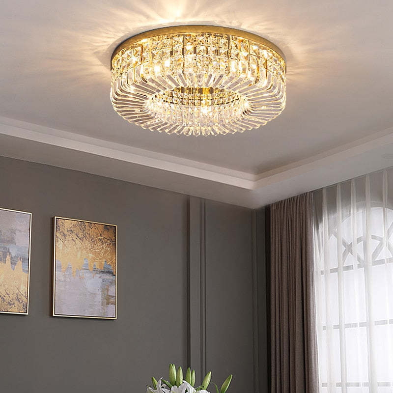 Marilyn Lusso Cristallo LED Metallo/Cristallo Plafoniera Candeliere Oro
