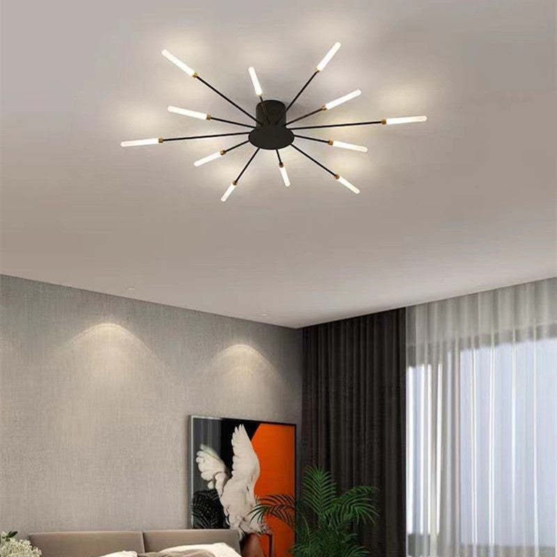 Lowry Moderni LED Montaggio Incasso Plafoniere Fuochi Artificiali Nere/Ore Soggiorno/Camera da Letto