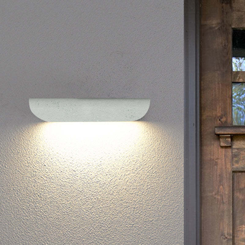 Orr Moderne LED Lampade da Esterno Nera/Bianca Curvo Impermeabile