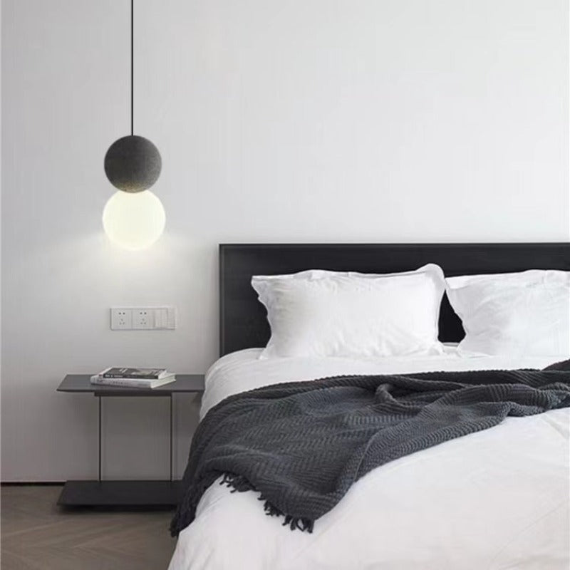 Byers Moderno Metallo Sospensione Nero Bianco Rosa Camera da Letto