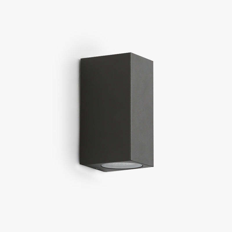 Orr Moderne LED Lampade da Esterno Metallo Nero Quadrato Minimalista