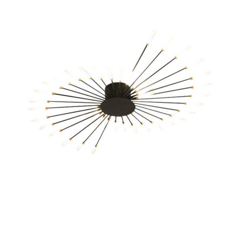 Lowry Moderni LED Montaggio Incasso Plafoniere Fuochi Artificiali Nere/Ore Soggiorno/Camera da Letto