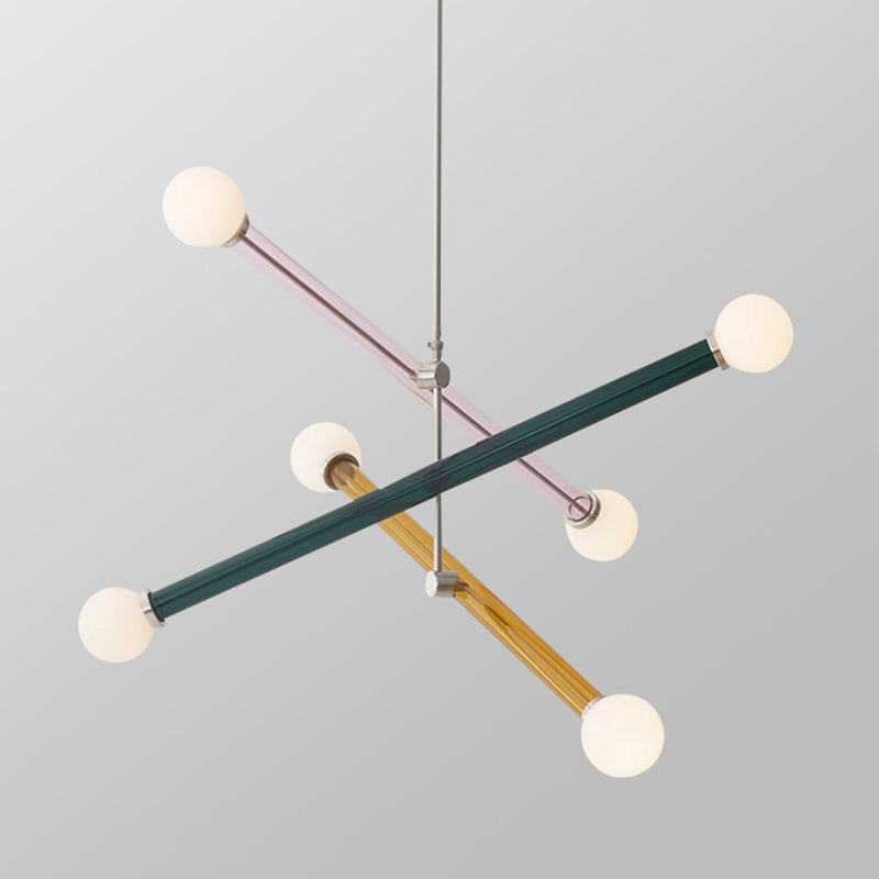 Avi Moderna Insolito LED Creativo Bambini Lampada a Sospensione Metallo Vetro Creativo Bambini Camera da Letto Regolabile