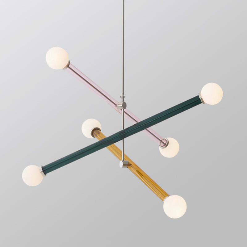 Avi Moderna Insolito LED Creativo Bambini Lampada a Sospensione Metallo Vetro Creativo Bambini Camera da Letto Regolabile