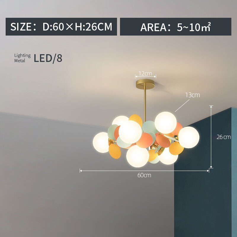 Jevon Moderni Bellissimi Soffitto LED Lampadari Acrilico Vetro Soggiorno/Camera da Letto