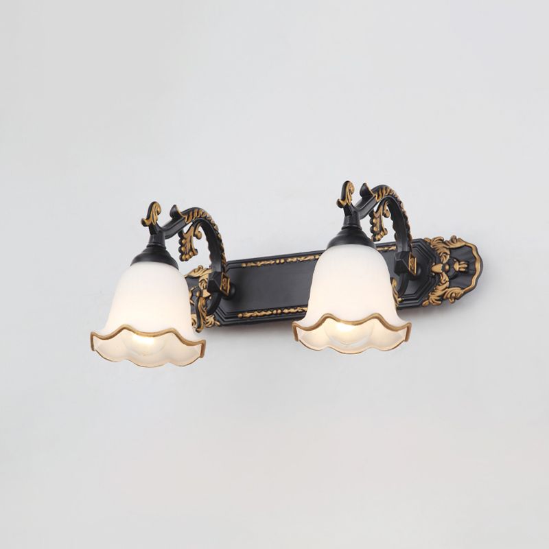 Félicie Metallo/Acrilico Francese Vintage Applique Specchio Bagno