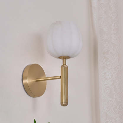 Jade Applique in Alabastro Floreale Cottage per Camera e Corridoio