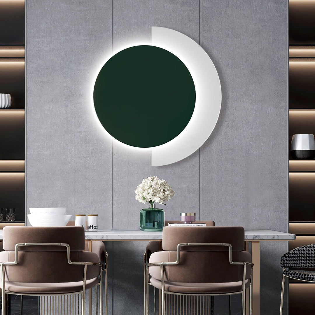 Edge Minimalismo Arrotondato Acrilico Metallo Applique Sala da pranzo Camera da letto