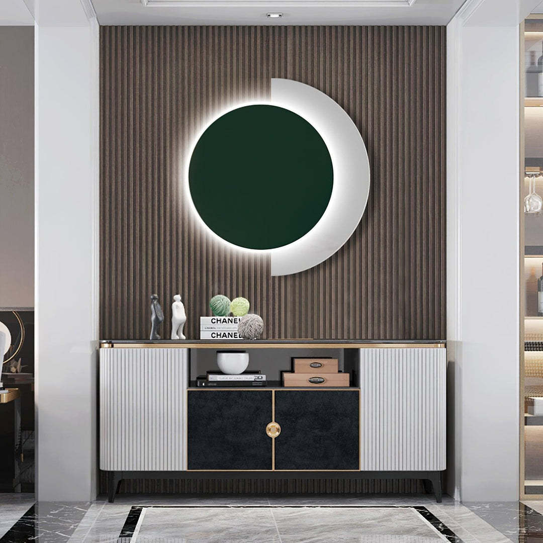 Edge Minimalismo Arrotondato Acrilico Metallo Applique Sala da pranzo Camera da letto