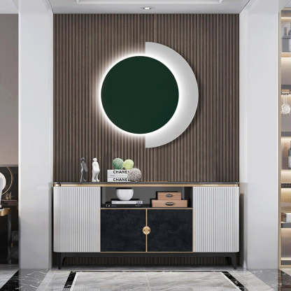 Edge Minimalismo Arrotondato Acrilico Metallo Applique Sala da pranzo Camera da letto