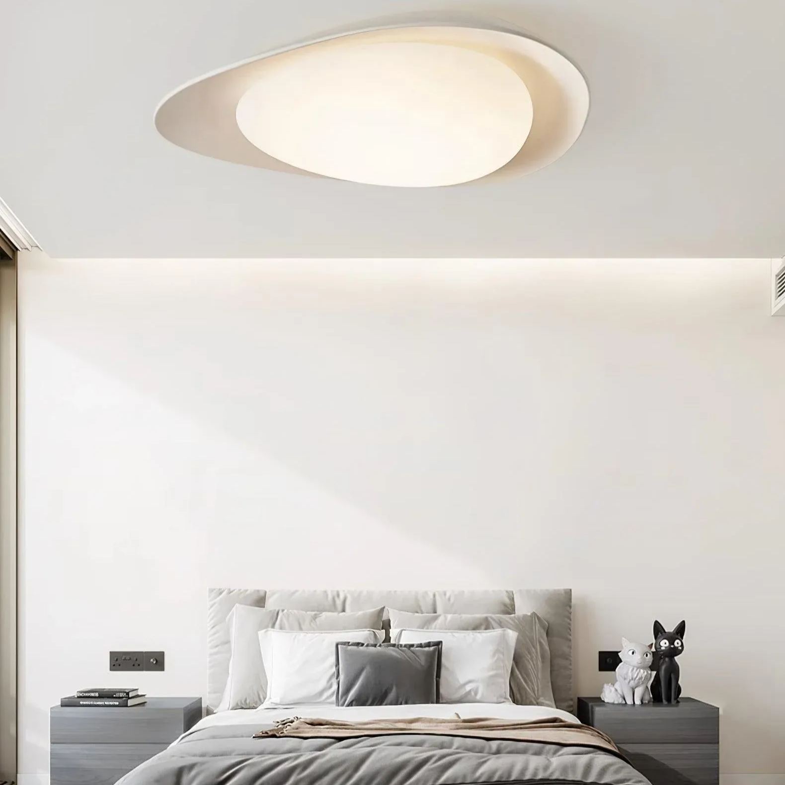 Quinn Modern Unusual Resin PE Ceiling Light Bedroom Hallway Living Room