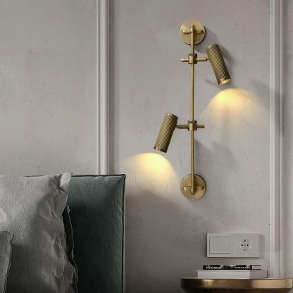 Edge Modern Industrial Metal Wall Light Bedroom Living Room