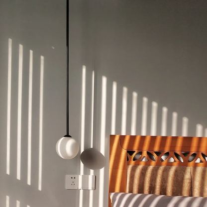 Hailie Modern Minimalism Glass Pendant Light Dining Room Bedroom