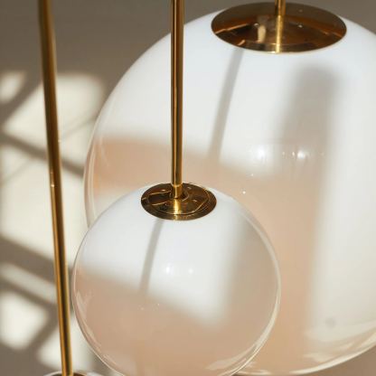 Hailie Modern Minimalism Glass Pendant Light Dining Room Bedroom