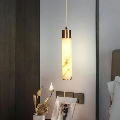 Hailie Modern Brass Resin Pendant Light Living Room Bedroom Bathroom