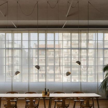 Valentina Modern Unusual Canvas Pentand Light Dining Living Room