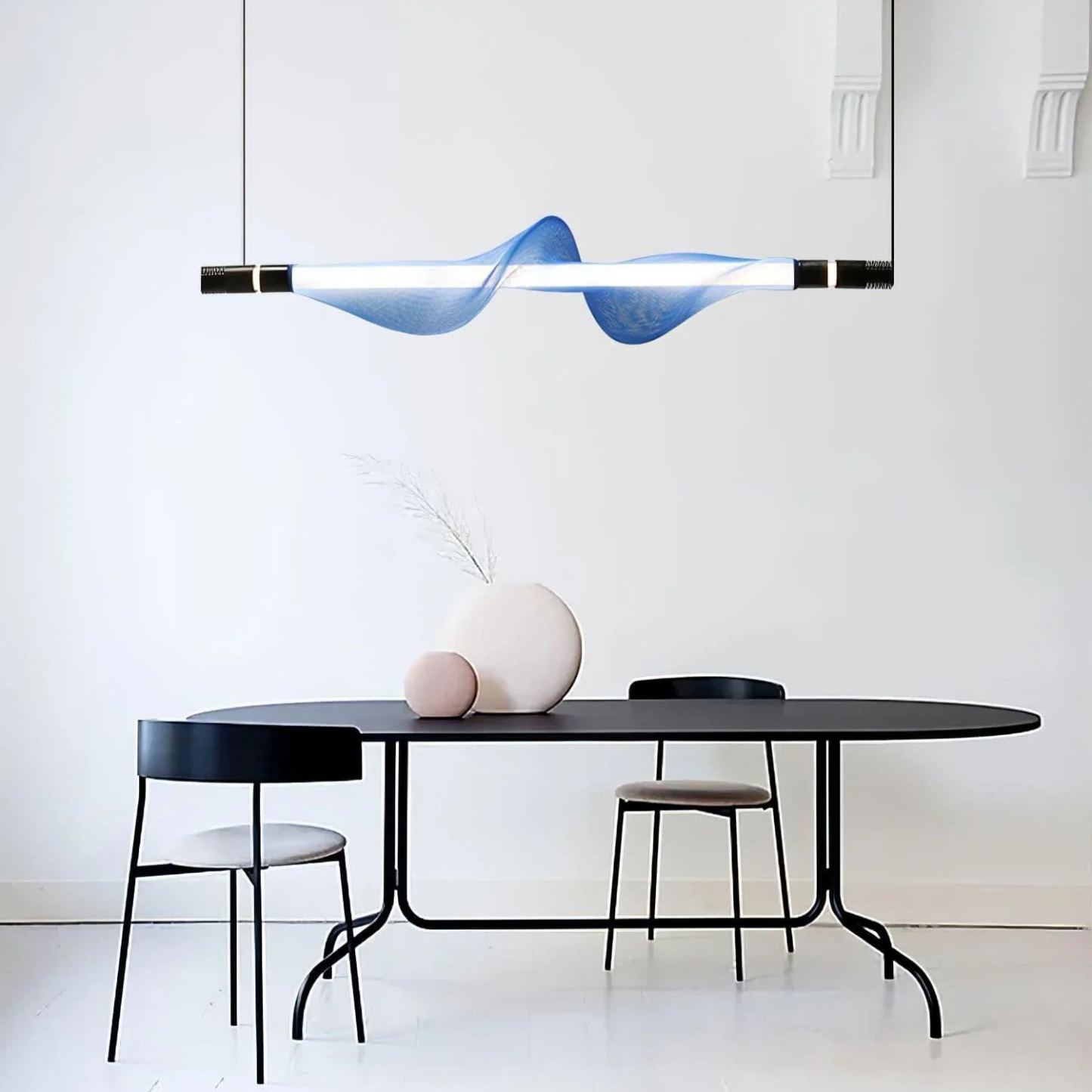 Edge Modern Unusual Fiber Pendant Light Shades Living Dining Room
