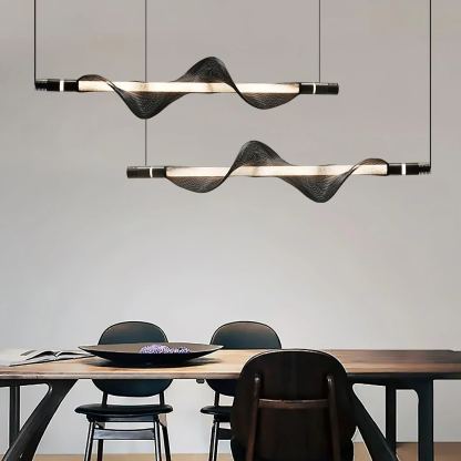 Edge Modern Unusual Fiber Pendant Light Shades Living Dining Room