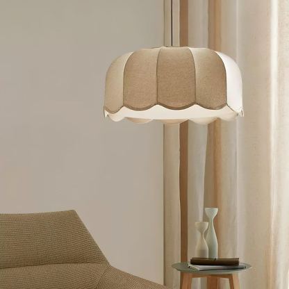 Renée Cottage Banana Leaf Fabric Pendant Light Shades Bedroom Living Room