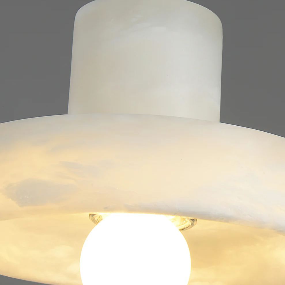 Ozawa Modern Round Rasin Pendant Light Bedroom Dining Room