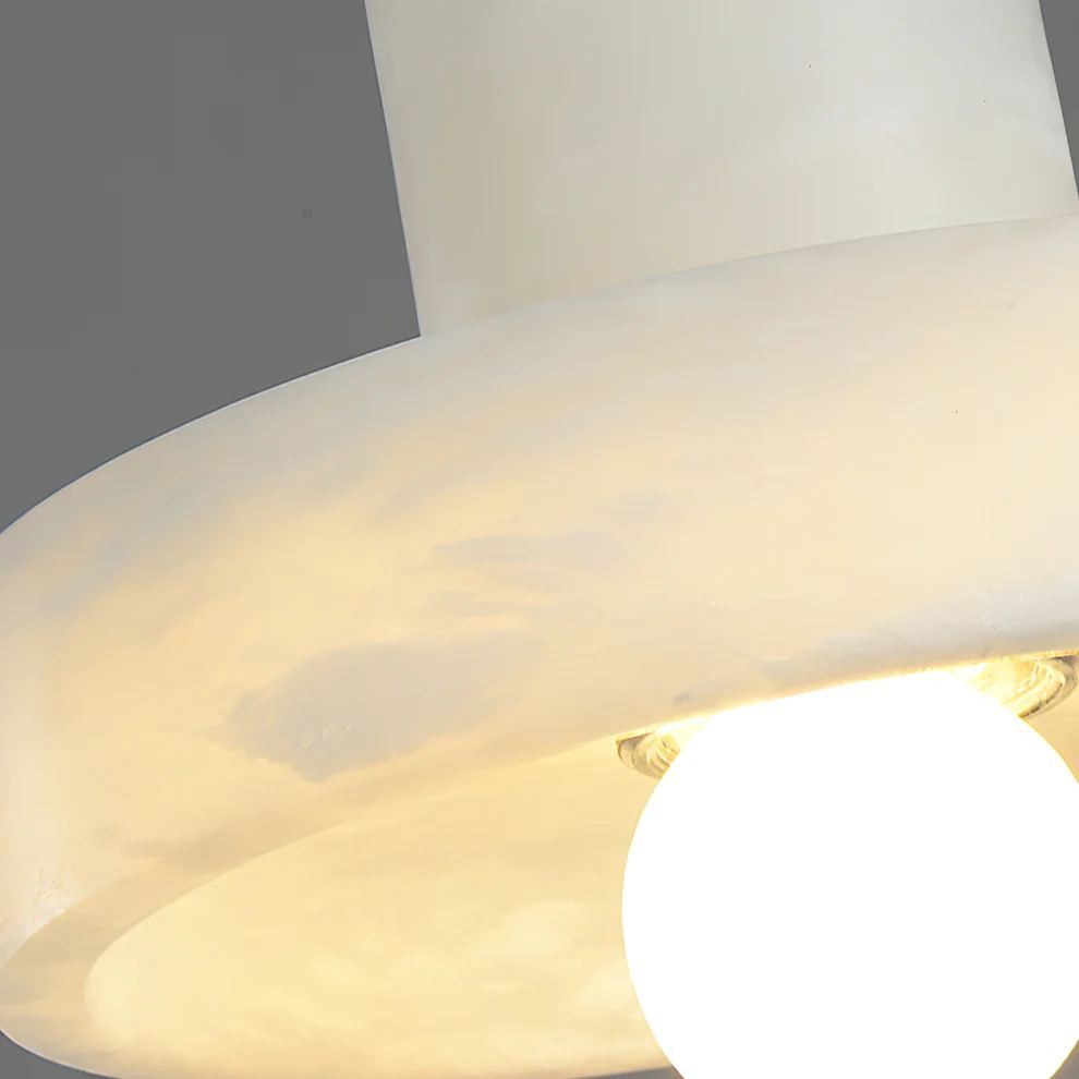 Ozawa Modern Round Rasin Pendant Light Bedroom Dining Room