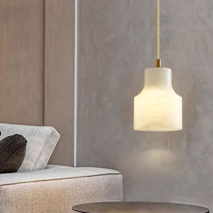 Ozawa Modern Round Metal Rasin Pendant Light Bedroom Dining Room