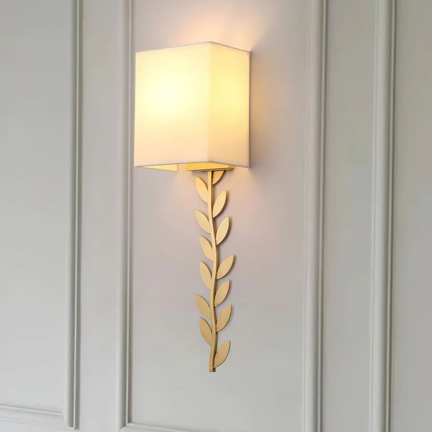 Valentina Modern Minimalism  Wall Lamp Metal Fabric Bedroom  Dining Room