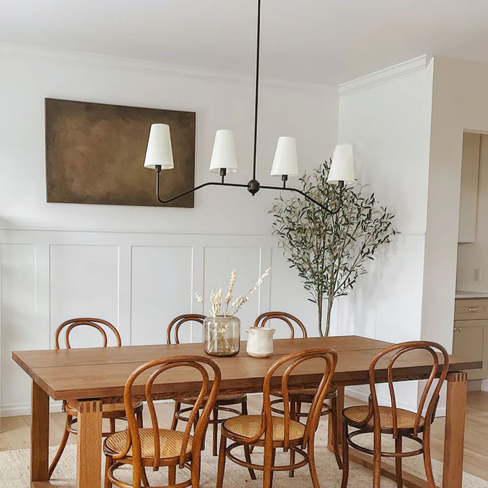 Alessio Vintage Classical Metal Fabric Pendant Light Shades Living Dining Room