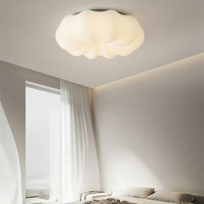Quinn Moderno Bianco Nuvola Metallo Polietilene Plafoniera Camera da letto Sala da pranzo