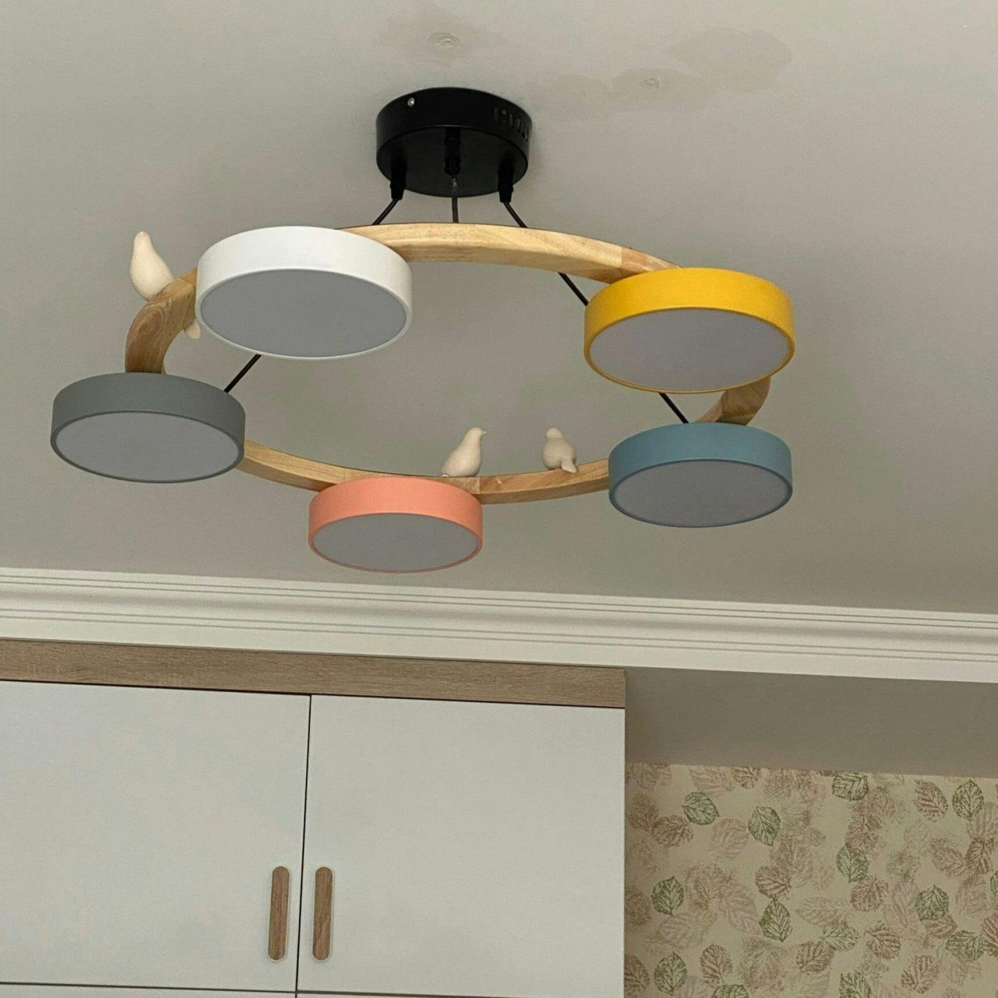 Morandi Moderno Metallo Legno Resina Acrilico Sospensione Sala da pranzo Camera da letto